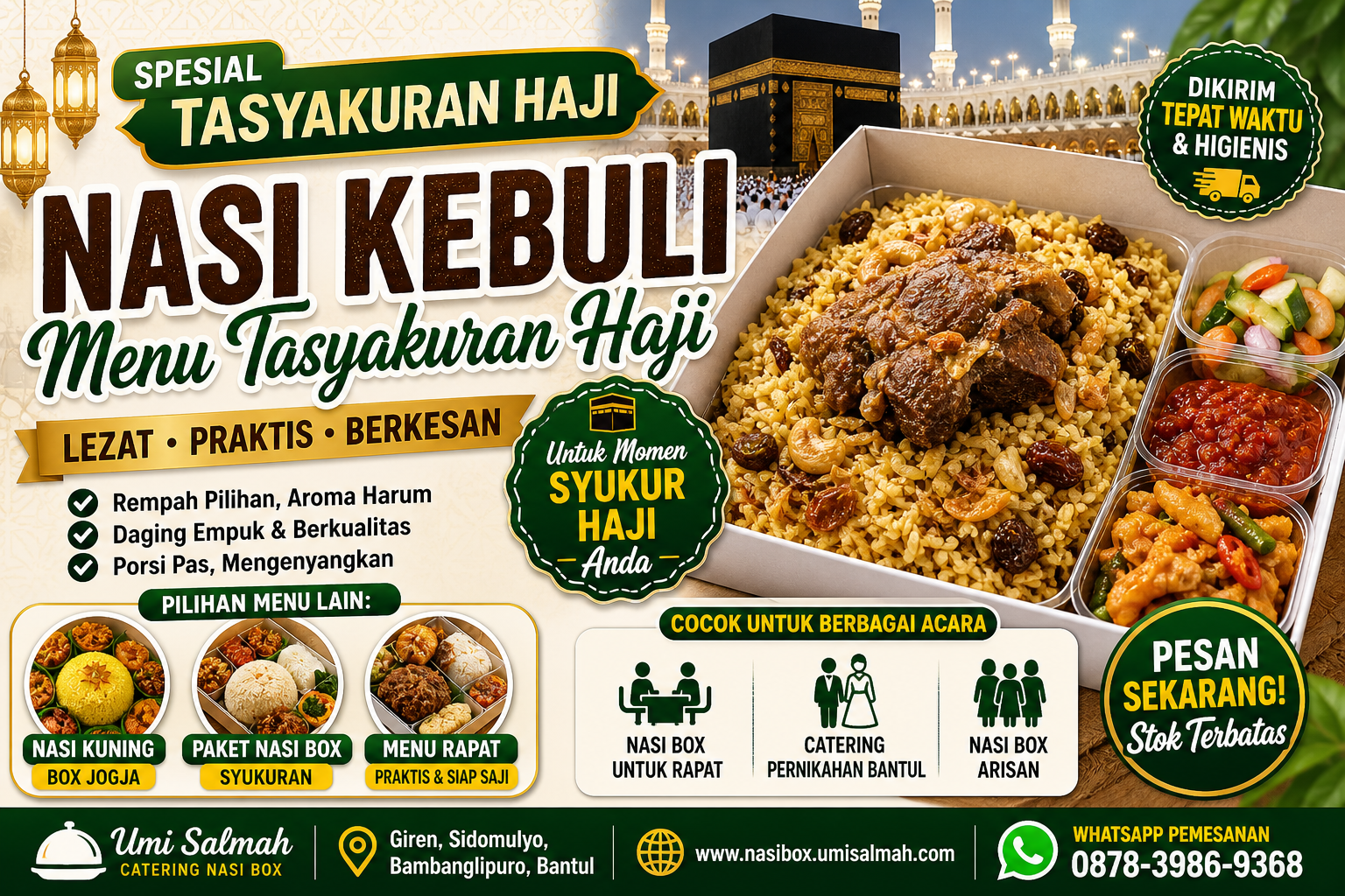 catering nasi kebuli bantul