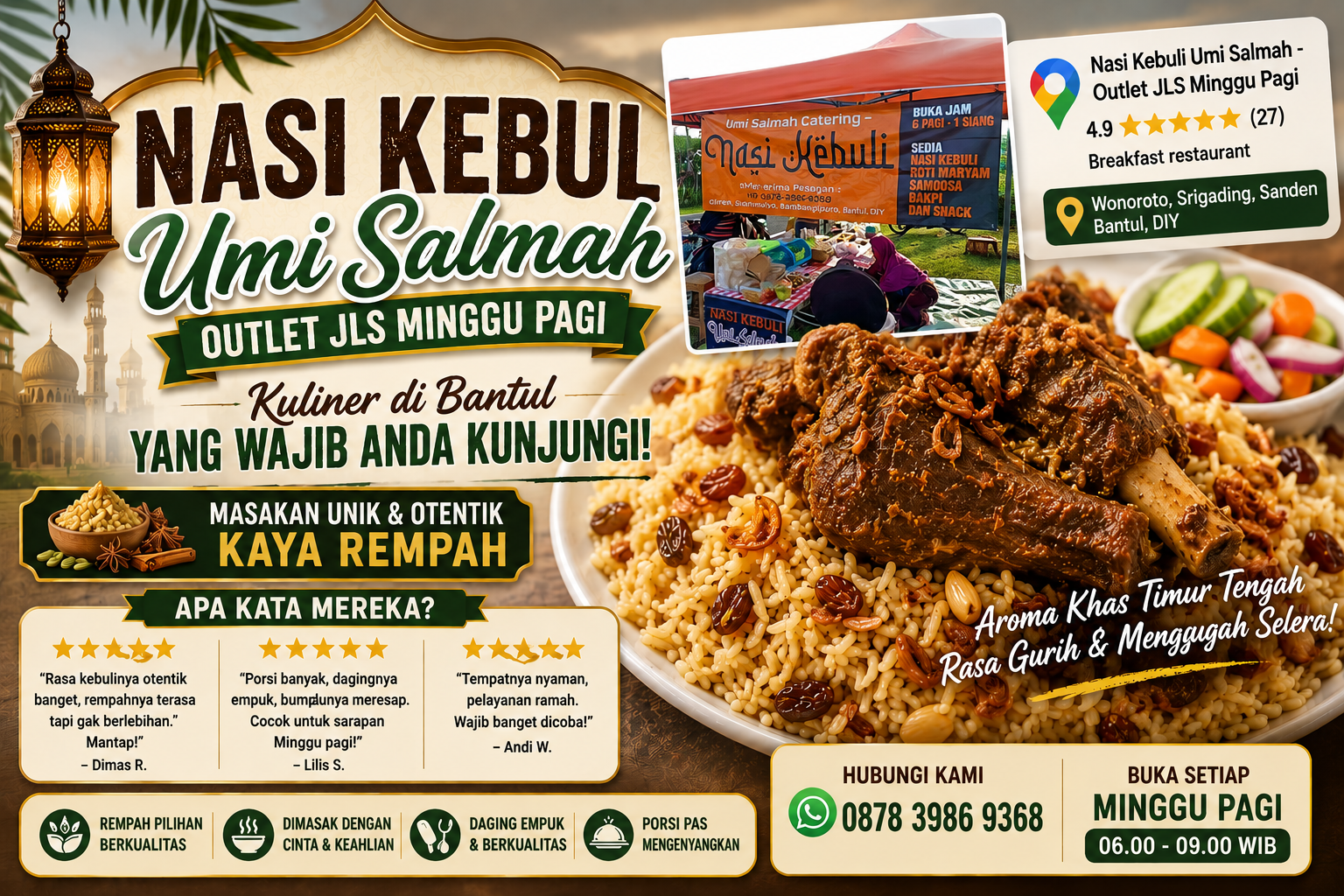 Nasi Kebuli Umi Salmah bantul