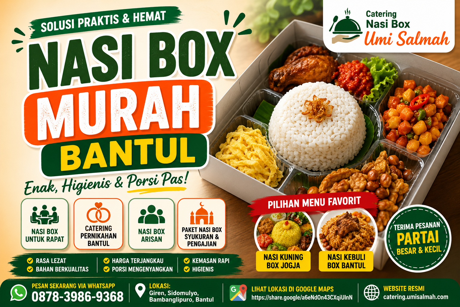 catering nasi box bantul