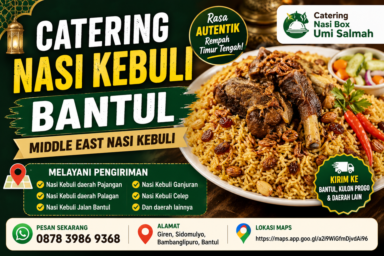 catering nasi kebuli bantul terbaik