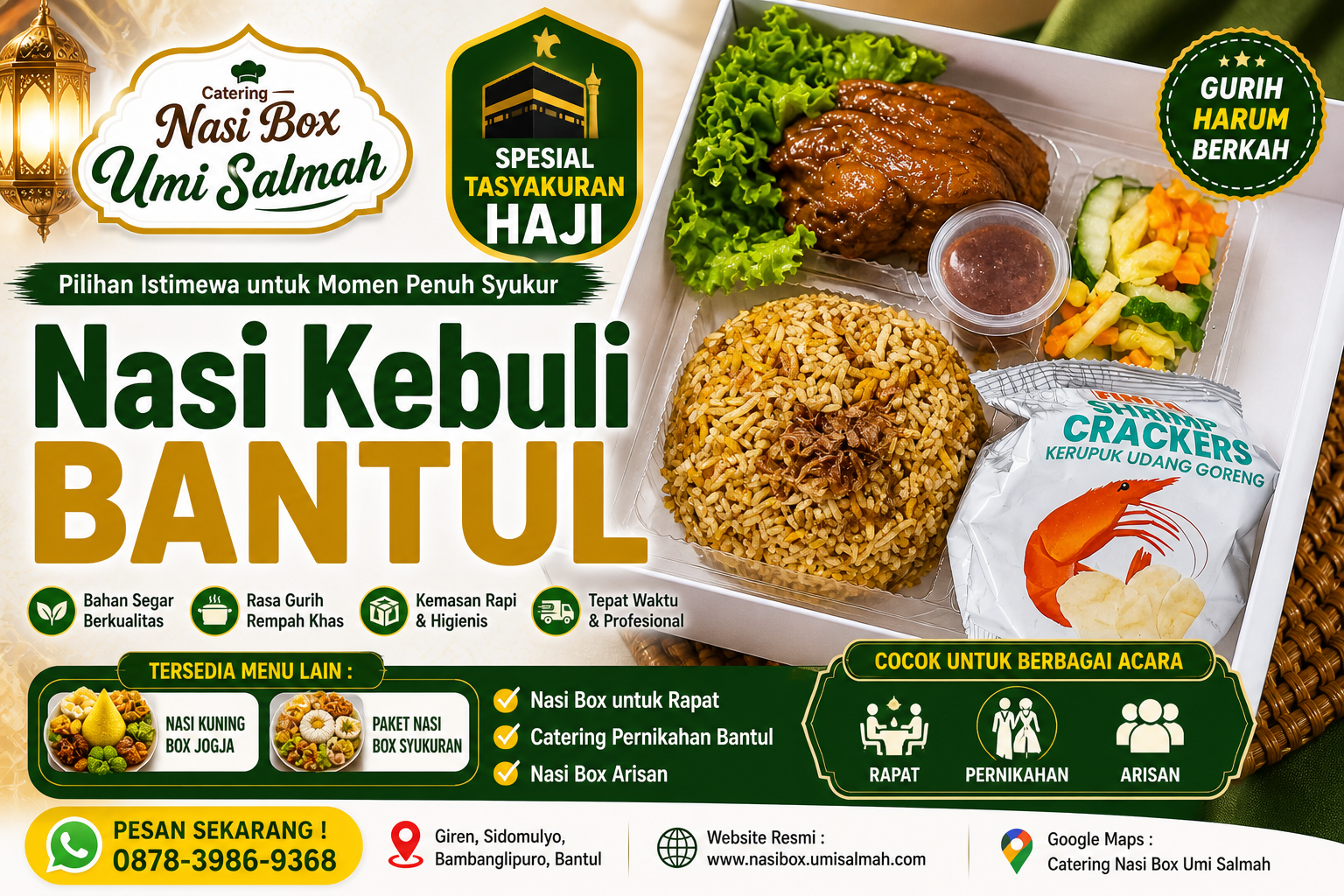 catering nasi kebuli bantul