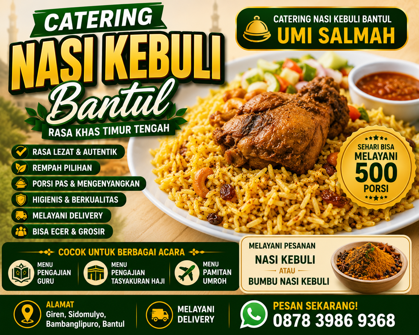 catering nasi kebuli bantul