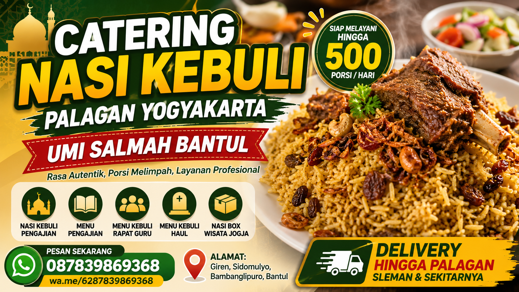 catering nasi kebuli prawirotaman