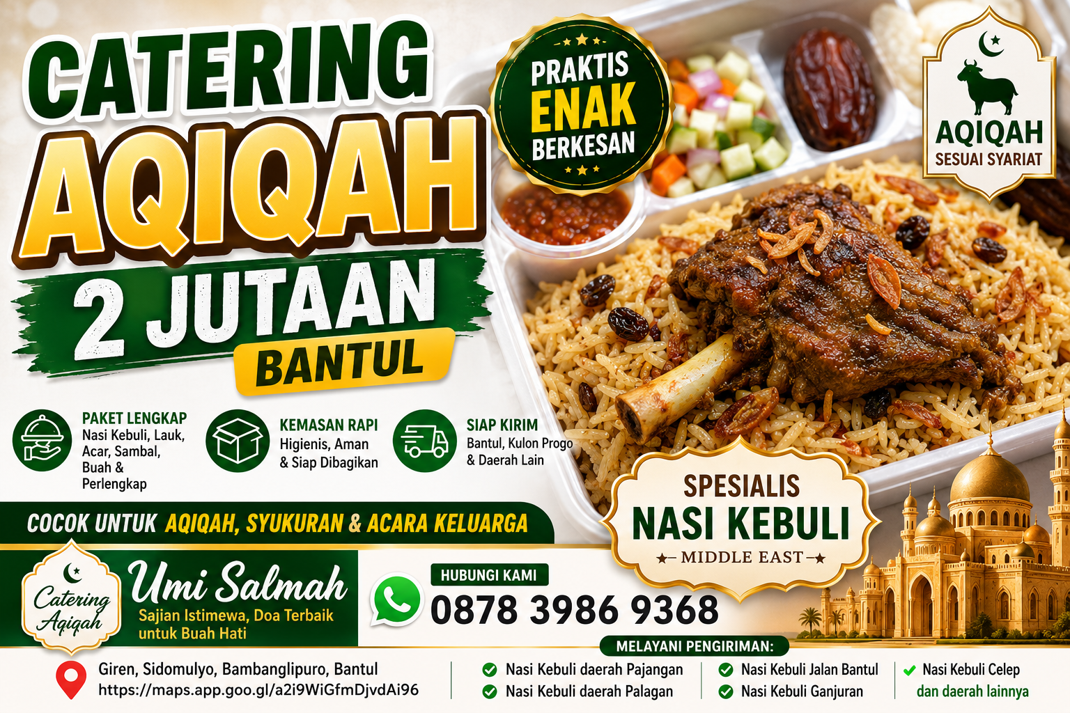 catering aqiqah 2 jutaan bantul