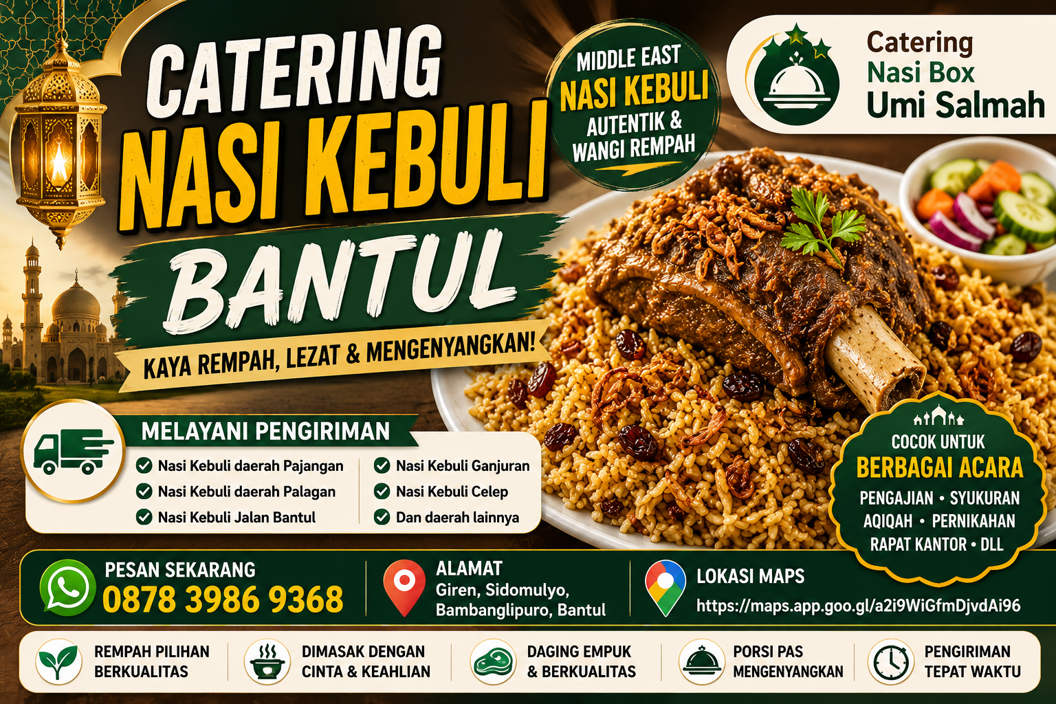 catering nasi kebuli bantul